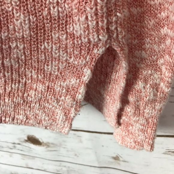 J. Crew Coral Marled Crewneck Sweater - Picture 7 of 8